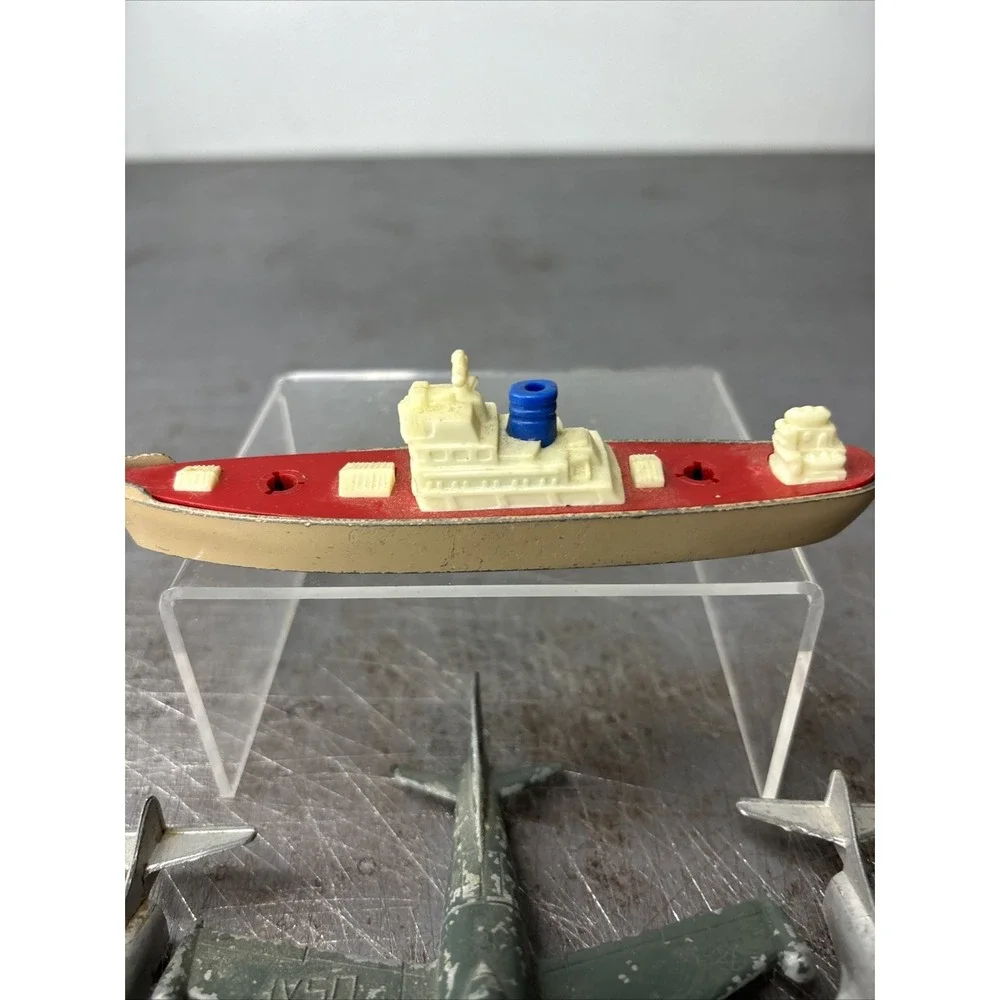 Vintage Tootsie Toy Plane F9F-2 Navy Panther X2 Cargo Ship Midgetoy Metal‎ Toys